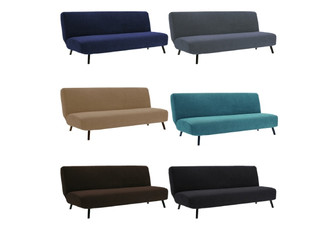 Stretchable Armless Sofa Cover - Available in Six Colours & Three Sizes