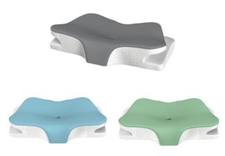 Ergonomic Memory Foam Pillow - Three Colours Available