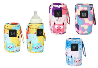 Baby Bottle Milk Warmer - Available in Four Colours & Option for Two-Pack