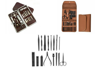 Nail Manicure Pedicure Set Range- Four Styles & Three Colours Available