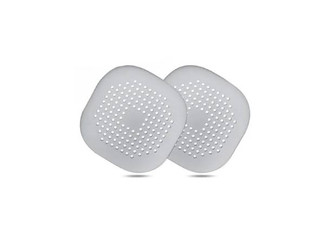 Two-Pack Silicone Square Hair Catcher