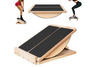 Two-in-One Adjustable Incline & Calf Stretcher Slant Board