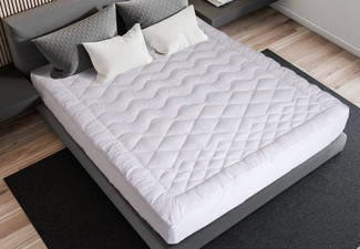 Royal Comfort 1200GSM Deluxe Mattress Topper - Four Sizes Available