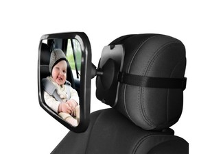 Baby Backseat Rear-View Facing Safety Mirror - Option for Two