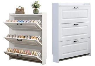 Shoe Cabinet Storage Rack Range - Two Options Available