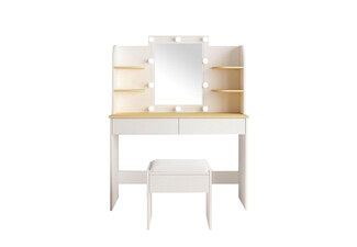Dressing Table with Lights & Stool - Three Colours Available