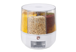 Rotating Dry Food Storage Container