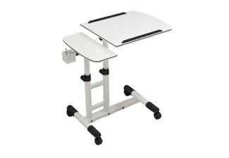 Adjustable Laptop Table Desk Stand with Wheels