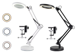 5X Standing Magnifying Glass with LED Light - Two Colours Available