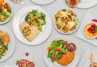 $30 Vegan/Vegetarian Meal Voucher for Two People - Option for $60 Vegan/Vegetarian Meal Voucher for Four People - Valid for Dine In or Takeaway (with Drink Purchase)