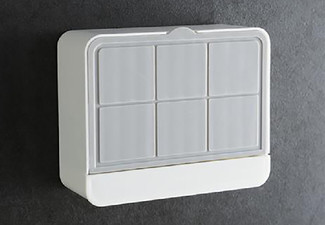 Wall Mount Soap Dish Holder with Drain - Four Colours Available & Option for Two-Piece