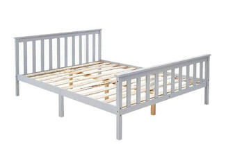 Hampshire Queen Grey Bed Frame