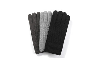 Windproof Touch Screen Gloves - Two Sizes & Three Colours Available