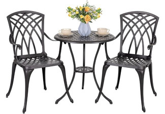 Three-Piece Armchair Vintage Bistro Set