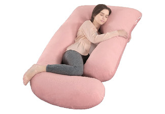 U-Shape Pregnancy Full Body Pillow - Two Colours Available
