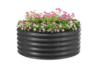 Round Raised Garden Bed - Two Colours Available