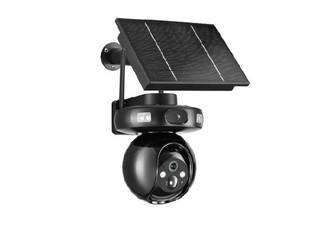 Solar-Powered Dual Lens 4G Home Security Camera