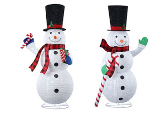 180cm Snowman LED Christmas Light Decor - Two Options Available