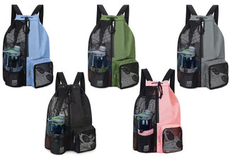 Beach Backpack Drawstring Bag - Five Colours Available