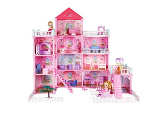 Girl's DIY Doll House Dream Land Cottage Play Set