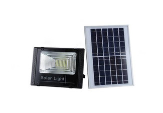 25W LED Solar Flood Outdoor Security Light with Remote Control - Options up to 200W