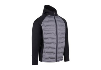 ProQuip Vortex Hooded Grey/Black Quilt Jacket - Available in Six Sizes