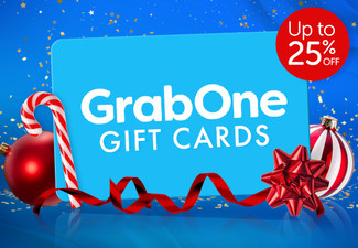 GrabOne Gift Cards at a Great Discount - $50 Gift Card for $40, or $100 Gift Card for $75 - Save up to 25%