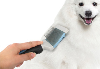 Dual Side Pet Grooming Comb - Option for Two-Piece