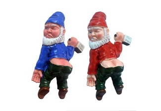 Mini Drunk Gnome Resin Decor - Two Colours Available