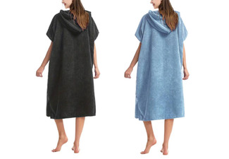 Quick Dry Hooded Polyester Adult Blanket - Two Colours Available