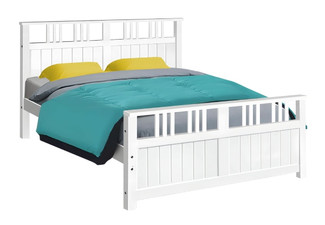 Timber Pine Wood Bed Frame - Two Sizes Available