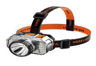 LED Headlamp Strong Light Super-Bright Head-Mounted Outdoor Long-Range Rechargeable Flashlight