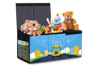 Extra Large Collapsible Toy Storage Box with Lids