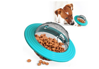Dog Treat Dispenser Ball Interactive Toy - Available in Two Colours & Option for Two-Pack