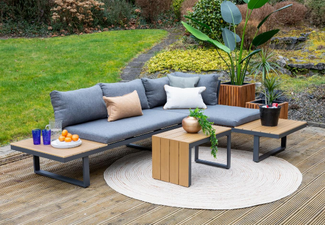 iFurniture Sunseeker Outdoor Reversible Aluminium Corner Sofa