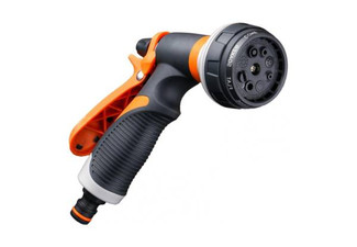 Water Spray Nozzle with Eight Adjustable Watering Patterns