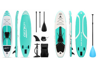Inflatable SUP Paddle Surfing Board with Seat - Two Styles Available