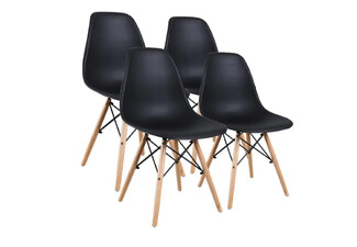 Four-Piece Dining Chair Set - Available in Two Colours