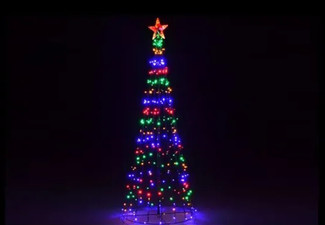 Giant Multi-Colour LED Christmas Tree