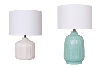 Keramisk Bedside Table Lamp - Three Colours Available