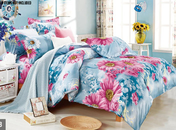 Floral Hotel Quality Duvet Set