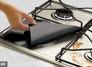 Four-Pack of Gas Hob Protectors