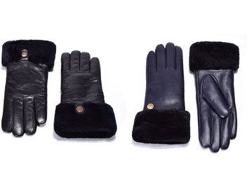 Women's Classic Leather UGG Gloves