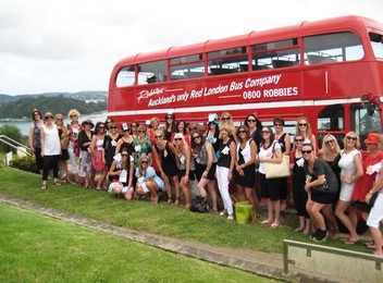 Double Decker Bus Waiheke Wine Tour