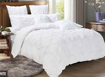 Pinch Pleat Duvet Cover Set