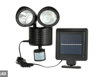 Solar Powered Motion Sensor Light