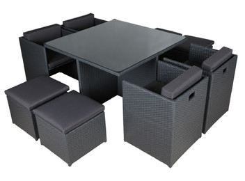 Nine-Piece Outdoor Furniture Set