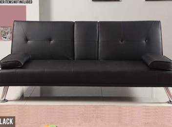 Sofa Bed with Drinks Holder