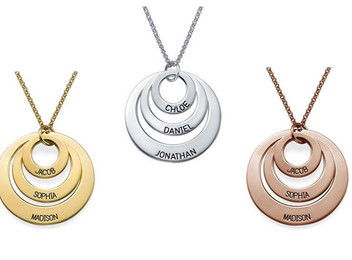 Personalised Disc Name Necklace