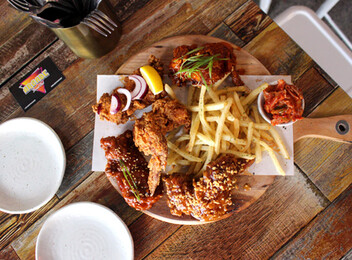 Fried Chicken Tasting Platter